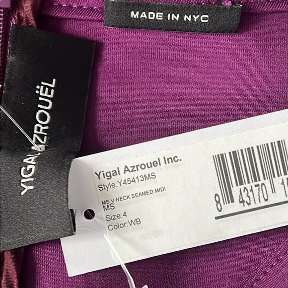 Yigal Azrouël Scuba Seamed Midi Dress - Picture 9 of 13